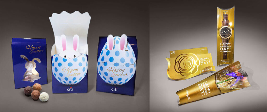 HM corporate gift festive easter gift father's day mother's day Citibank